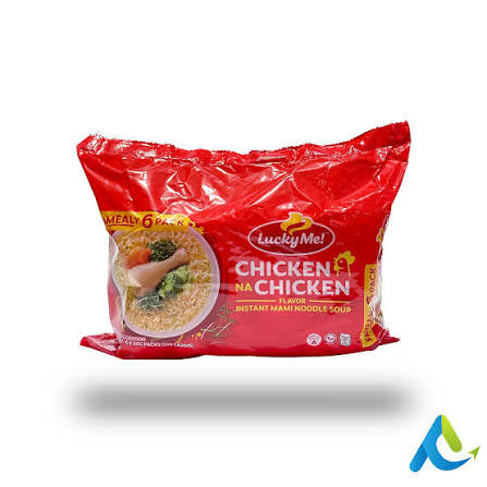 Lucky Me Chicken na Chicken Instant Noodles 6x55g
