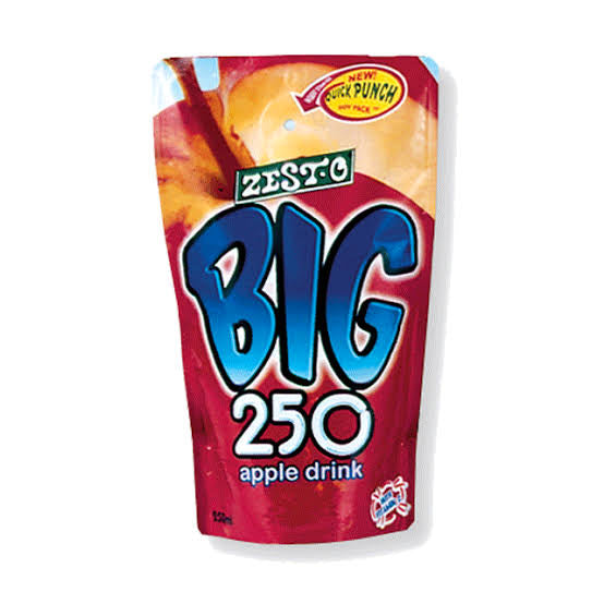 Zest-O Big 250 Apple Flavor 10x250ml
