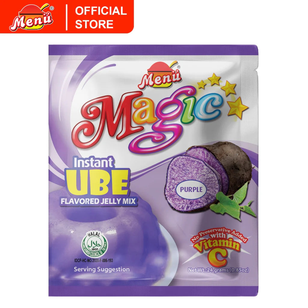 Menu Magic's Ube Flavored Jelly Mix