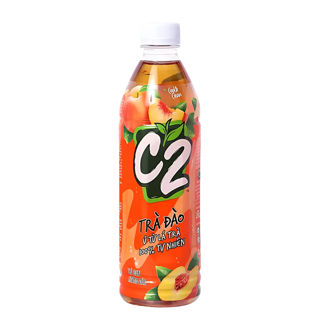 C2 Black Tea Peach 455ml