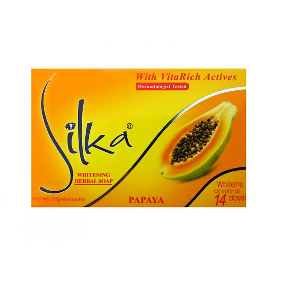 Silka Papaya Soap (Orange) 135g