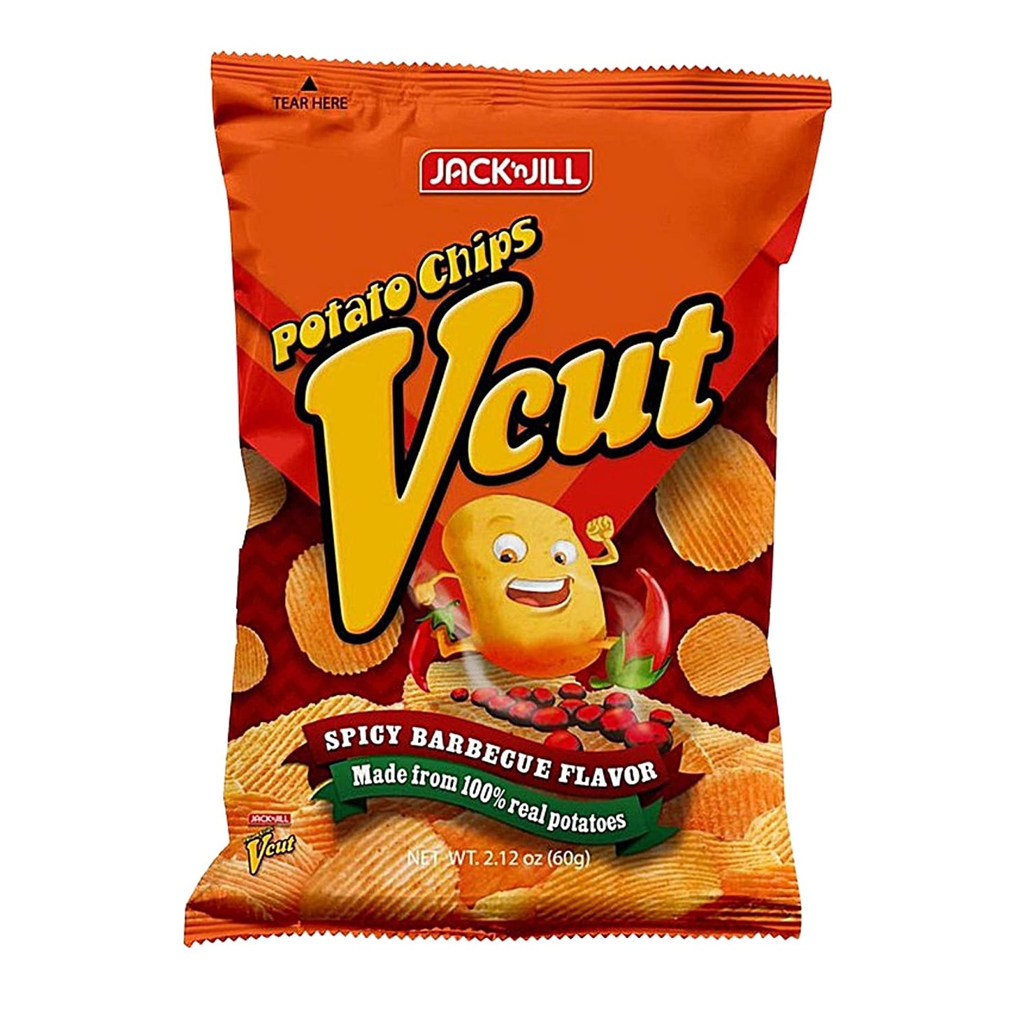 Jack n Jill V-Cut Potato Chips BBQ 60g