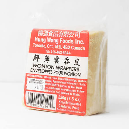 Hung Wang Wonton Wrapper 220g