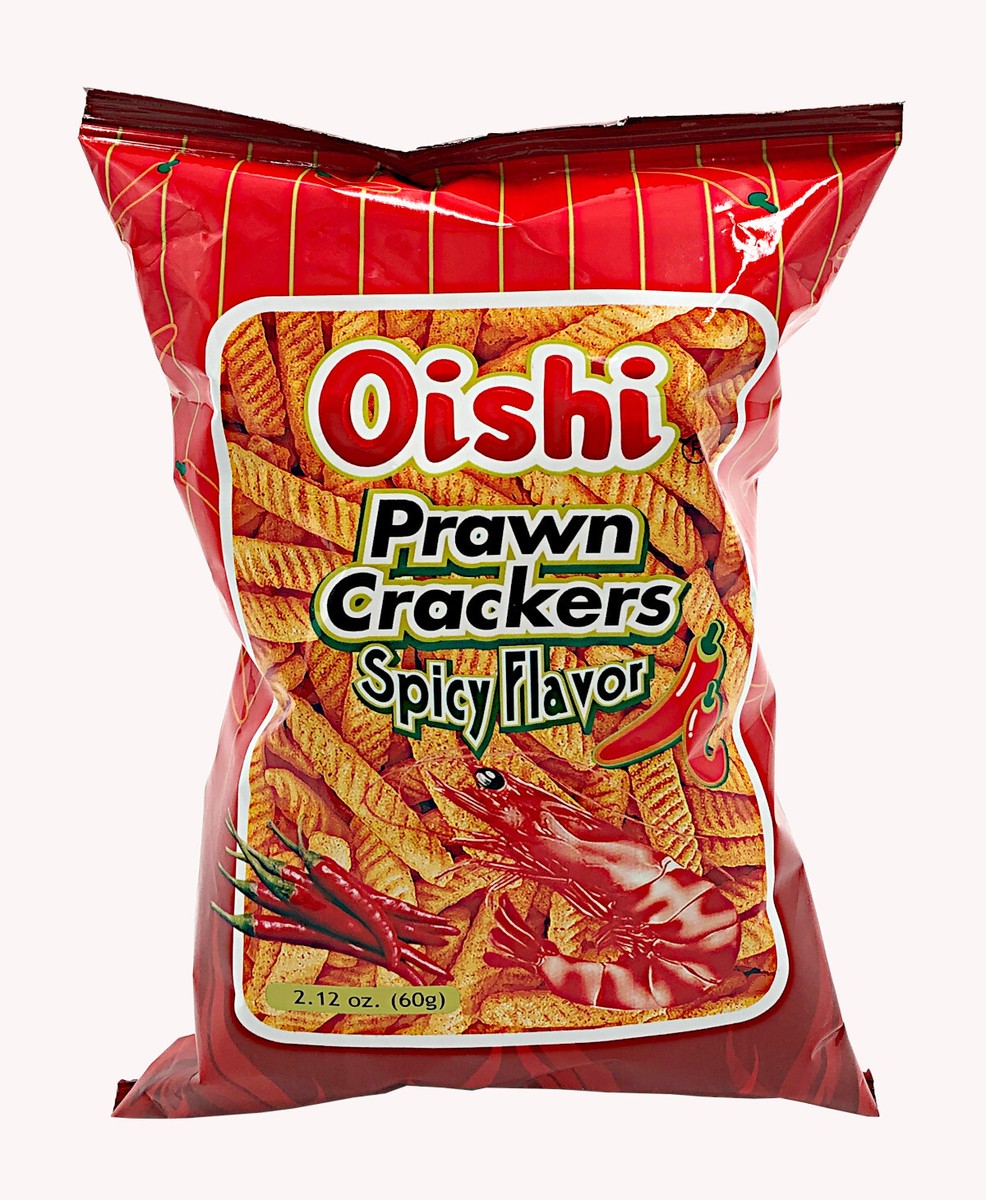 Oishi Prawn Crackers Hot 60g