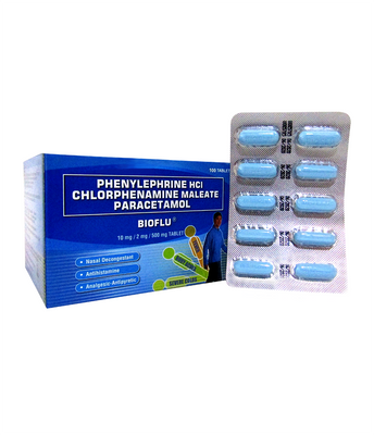 Bioflu Reformulated 10mg / 2mg / 500mg 10's