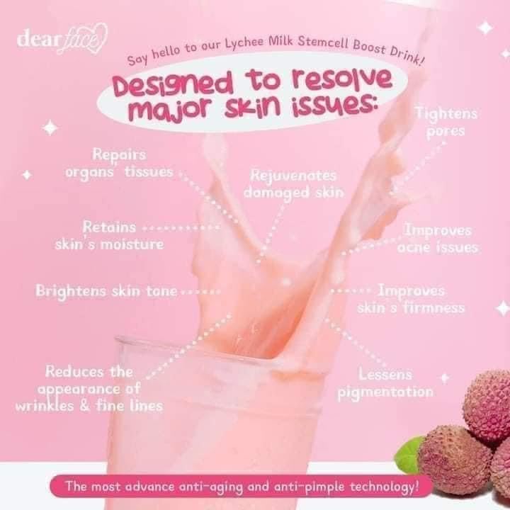 Beauty Milk Lychee (Swiss STEM CELL Drink)