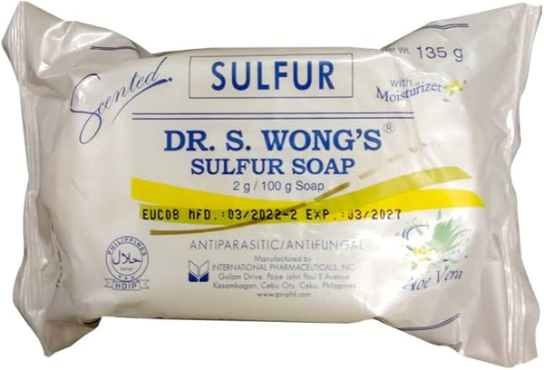 Dr. S. Wong's Sulfur Soap 100g Scented with Moisturizer