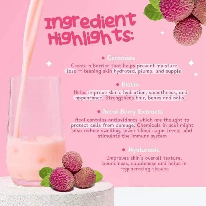 Beauty Milk Lychee (Swiss STEM CELL Drink)