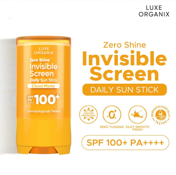 Luxe Organic Zero Shine Invisible Screen Daily Unstick SPF100