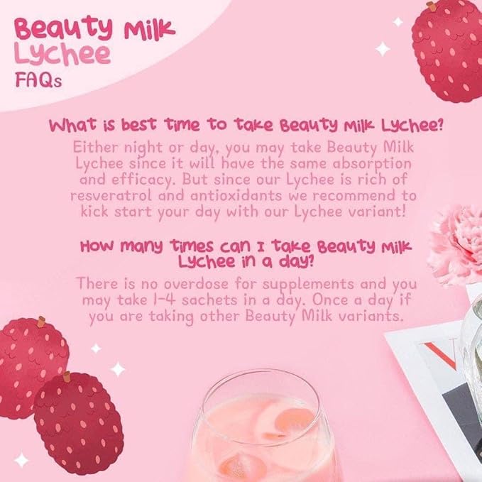 Beauty Milk Lychee (Swiss STEM CELL Drink)