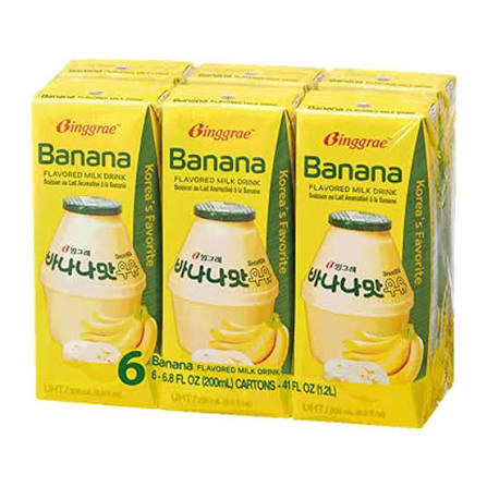 Binggrae Milk Banana flavour 6x200ml