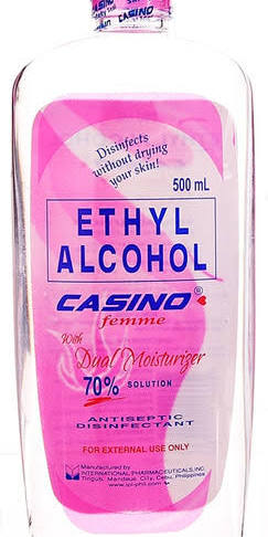 Casino Hand Sanitizer Ethyl Alcohol 70% (Femme) 500ml PINK