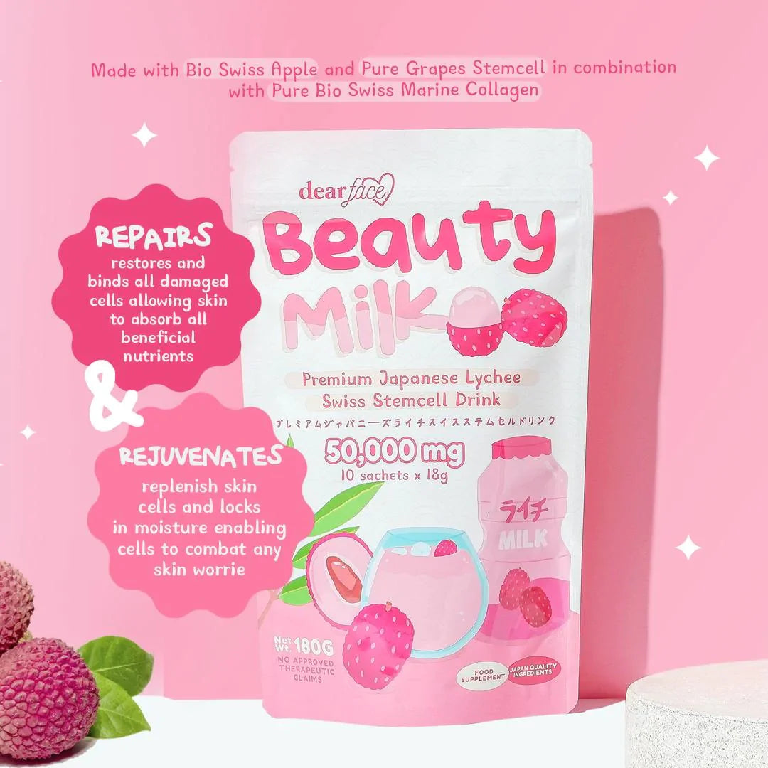 Beauty Milk Lychee (Swiss STEM CELL Drink)