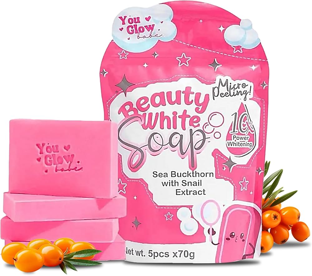Beauty White Soap by You Glow Babe, 5 barsx70g