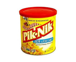 Pik Nik Shoestring Potatoes 50% Less Salt 4oz