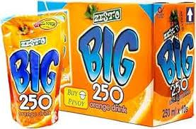 Zest-O Big 250 Orange Flavor 10x250ml