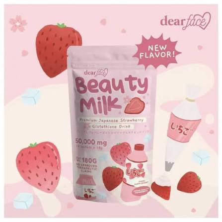Beautymilk Premium Japanese Strawberry Drink 10x18g sachet
