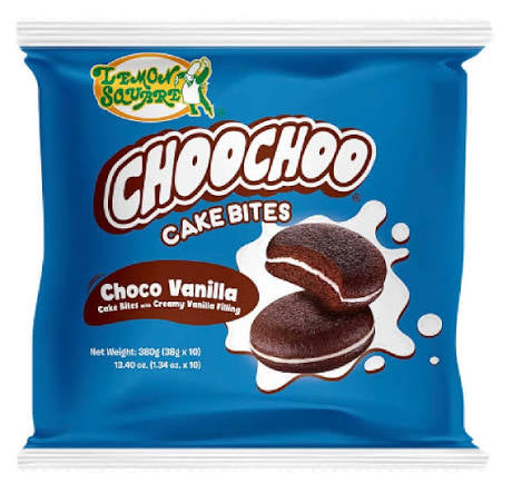 Lemon Square Choo Choo Cake Pies-Choco Vanilla 10x38g