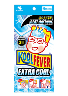 KOOLFEVER Extra Cool Cooling Gel Sheet 6's