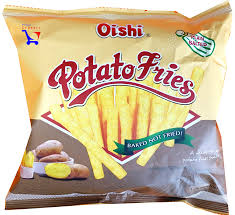 Oishi Potato Fries Plain 50g