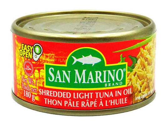 San Marino Shredded Light Tuna in Oil 180g