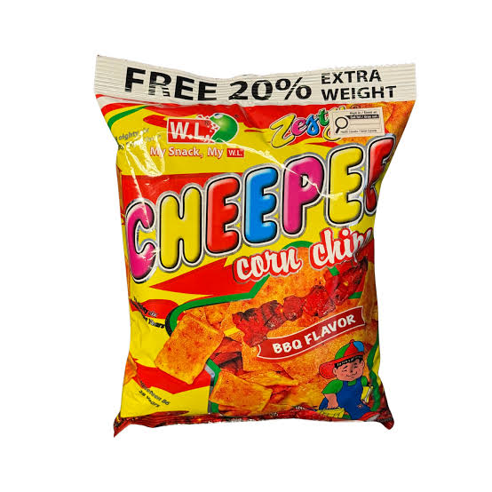W.L Cheepee Corn Chips BBQ flavor 120g