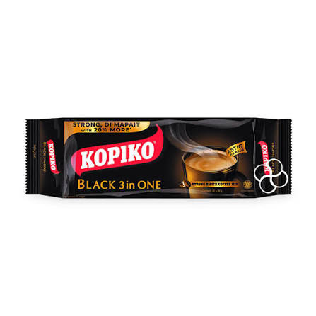 Kopiko Black 3 in 1 Coffee 30x30g