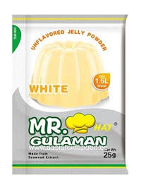 Mr. Gulaman White/Clear jelly powder 25g