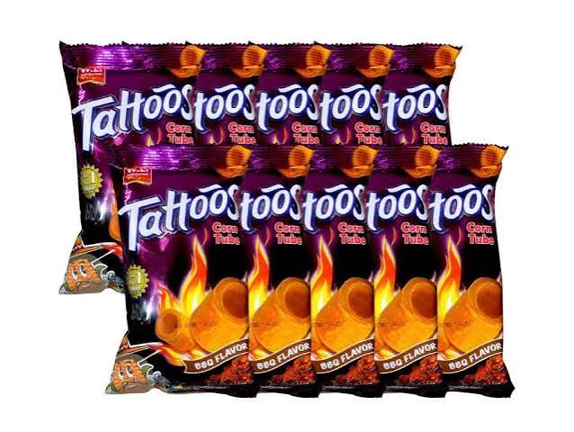 W.L Tattoos Corn Tube BBQ Flavor (10x60g)