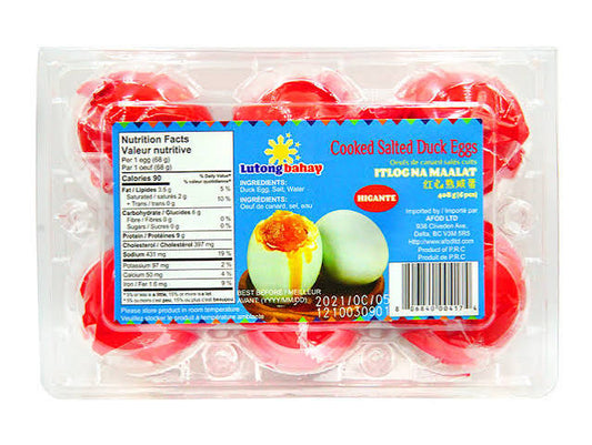 Salted Duck Egg/Itlog na Maalat 6pcs