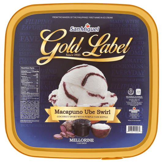 SMC Gold Label  Macapuno-Ube Ice Cream 1.5L