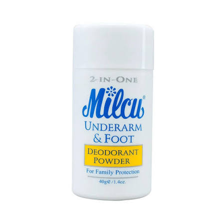 Milcu Underarm & Foot (Deodorant Powder) 40g